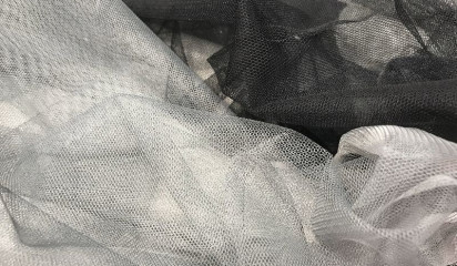 Сетка "Деграде"серая С - 350/2