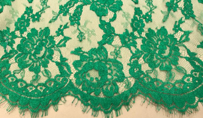 Кружево зеленое КР - 82765/36