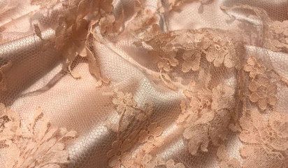 Кружево персиковое КР - 16000/53