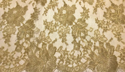 Кружево золотисто-бежевое КР - 112745М/6