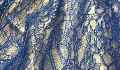 Кружево синее КР - 3800/37