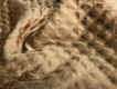 Курточная ткань бархатная коричневая КТ - 0748