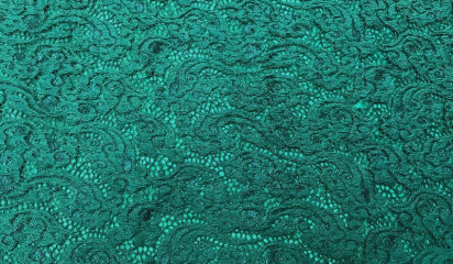 Гипюр - стрейч зеленый Г- 165/1