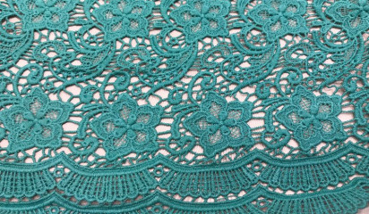 Кружево бирюзовое КР - 312