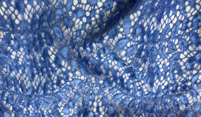 Гипюр синий Г- 134