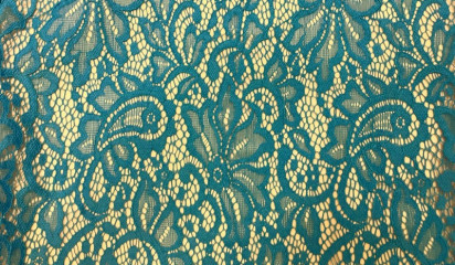 Гипюр - стрейч зеленый Г- 205