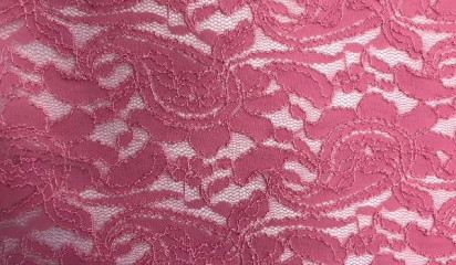 Гипюр - стрейч розовый Г- 052