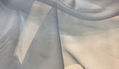 Органза  голубая ОР - 046/1