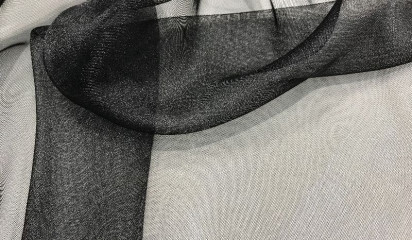 Органза черная ОР - 046/3