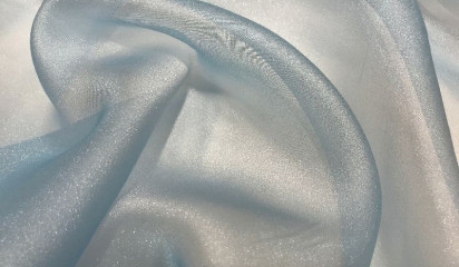 Органза  голубая ОР - 047/3