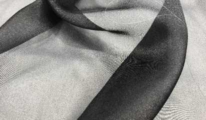 Органза  черная ОР - 047/4