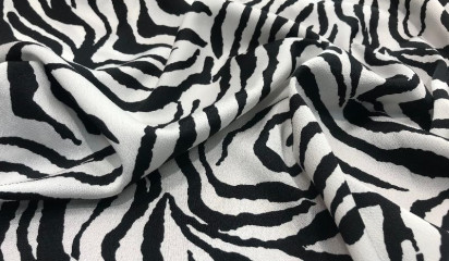 Плательная черно-белая ПЛ - 038