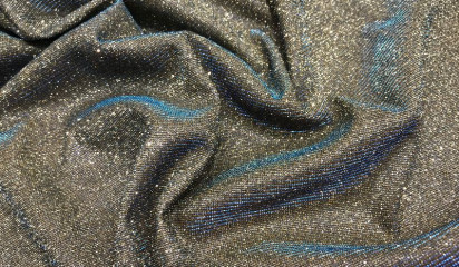 Трикотаж золотой c напылением ТР-335/7