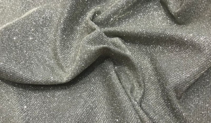 Трикотаж серебристый c напылением ТР-335/9