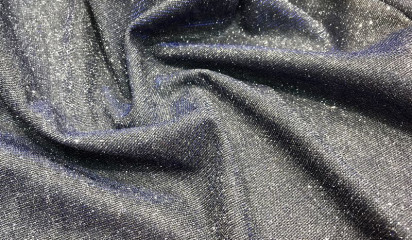 Трикотаж фиолетовый c напылением ТР-335/14