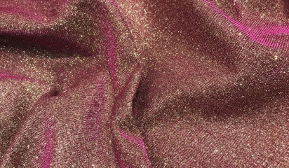 Трикотаж фуксия с напылением ТР-339/2