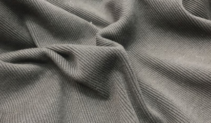 Трикотаж "Кашкорсе" черный ТР-20545