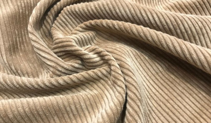 Вельвет бежевый ВВ-007/3