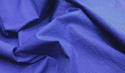 Хлопок - стрейч синий ХБ - 267/2