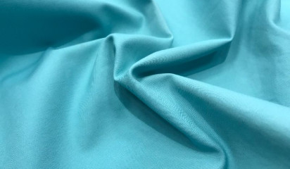 Хлопок - стрейч голубой ХБ - 233