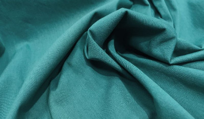Хлопок - стрейч бирюзовый ХБ - 339