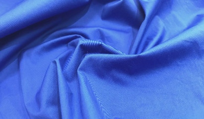 Хлопок - стрейч ярко-синий ХБ - 333
