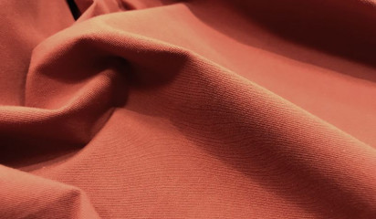 Хлопок - стрейч красный ХБ - 24443