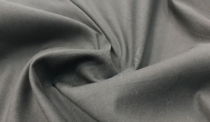 Хлопок - стрейч черный ХБ - 52431