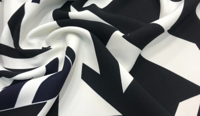 Плательная черно-белая ПЛ - 52956