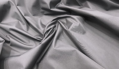 Плащевая ткань "Николь" серая ПТ-6136/1