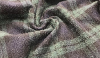 Ткань пальтовая в клетку ПТ-012