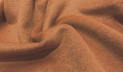 Ткань пальтовая терракотовая ПТ-0090