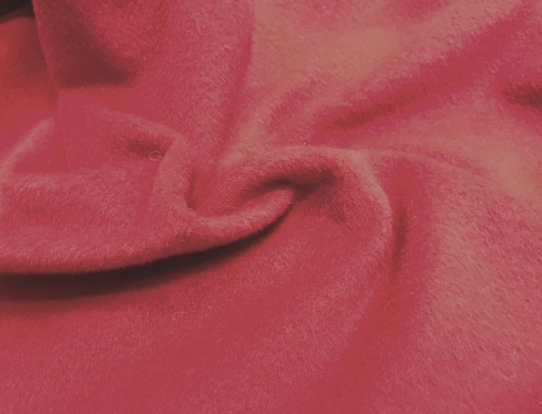Ткань пальтовая красная ПТ-75197