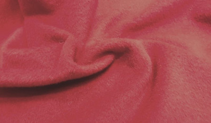 Ткань пальтовая красная ПТ-75197