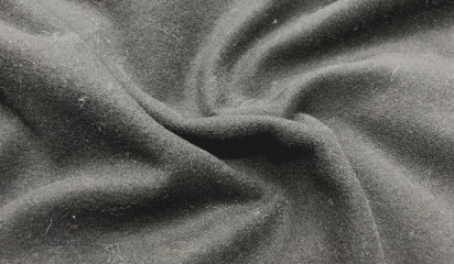 Ткань пальтовая черная ПТ-9089200