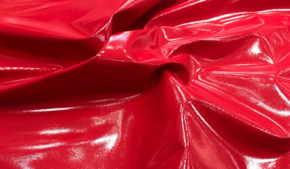 Ткань "Лаке" красная ЛА - 001/3