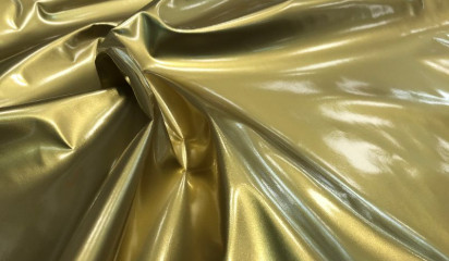 Ткань "Лаке" золотая ЛА - 001/7