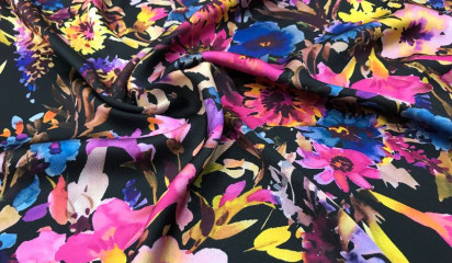 Плательная с цветочным принтом ПЛ - 62585