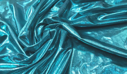 Ткань "Диско" голубая Д-001/4