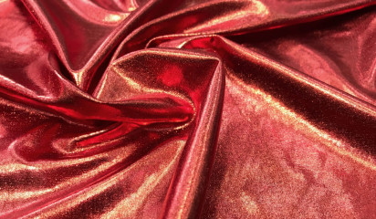 Ткань"Диско" красная Д-001/6