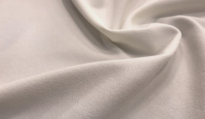 Ткань костюмная креповая серая КМ - 460/1