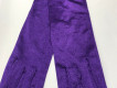 Перчатки атласные фиолетовые-09