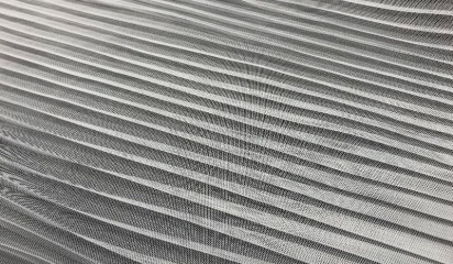 Сетка плиссе белая С - 415