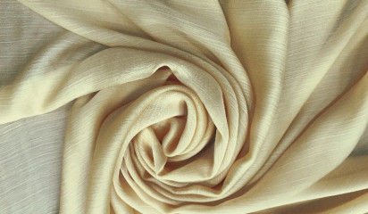 Шифон гофре беж Ш-225/4