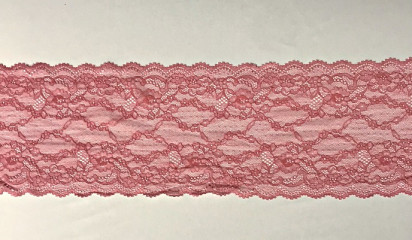 Кружево узкое розовое  KR 128