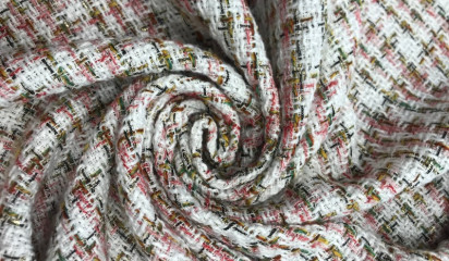 Костюмная ткань мультиколор с люрексовой нитью КМ - 470/3