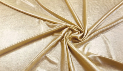 Сетка-стрейч телесная с золотистым напылением С - 003