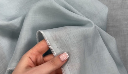 Хлопковый лен голубой ХБ-9213521