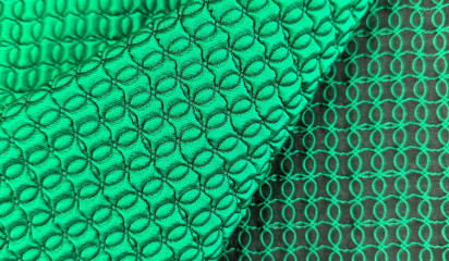 Жаккард зеленый ЖК-36261/18