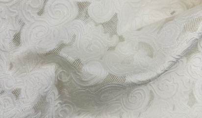 Жаккард молочный ЖК-9356